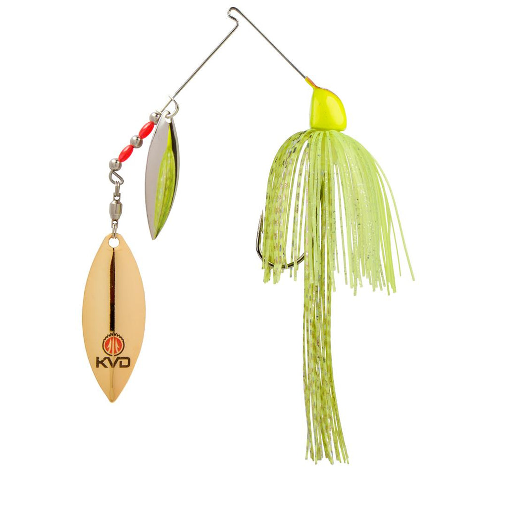 Strike King KVD Finesse Spinnerbait Double Willow - Fin Feather