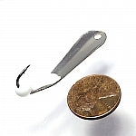 McGathys Hooks 2" Slab Grabbers Silver Spoon 8 mm Bead